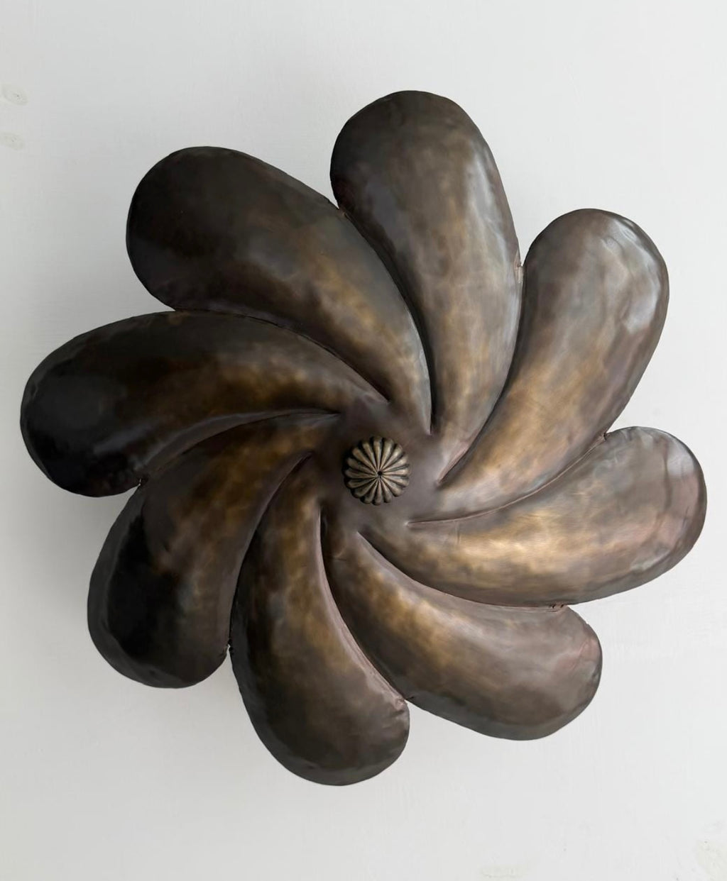 Antique Brass Lotus Flower Ceiling Light