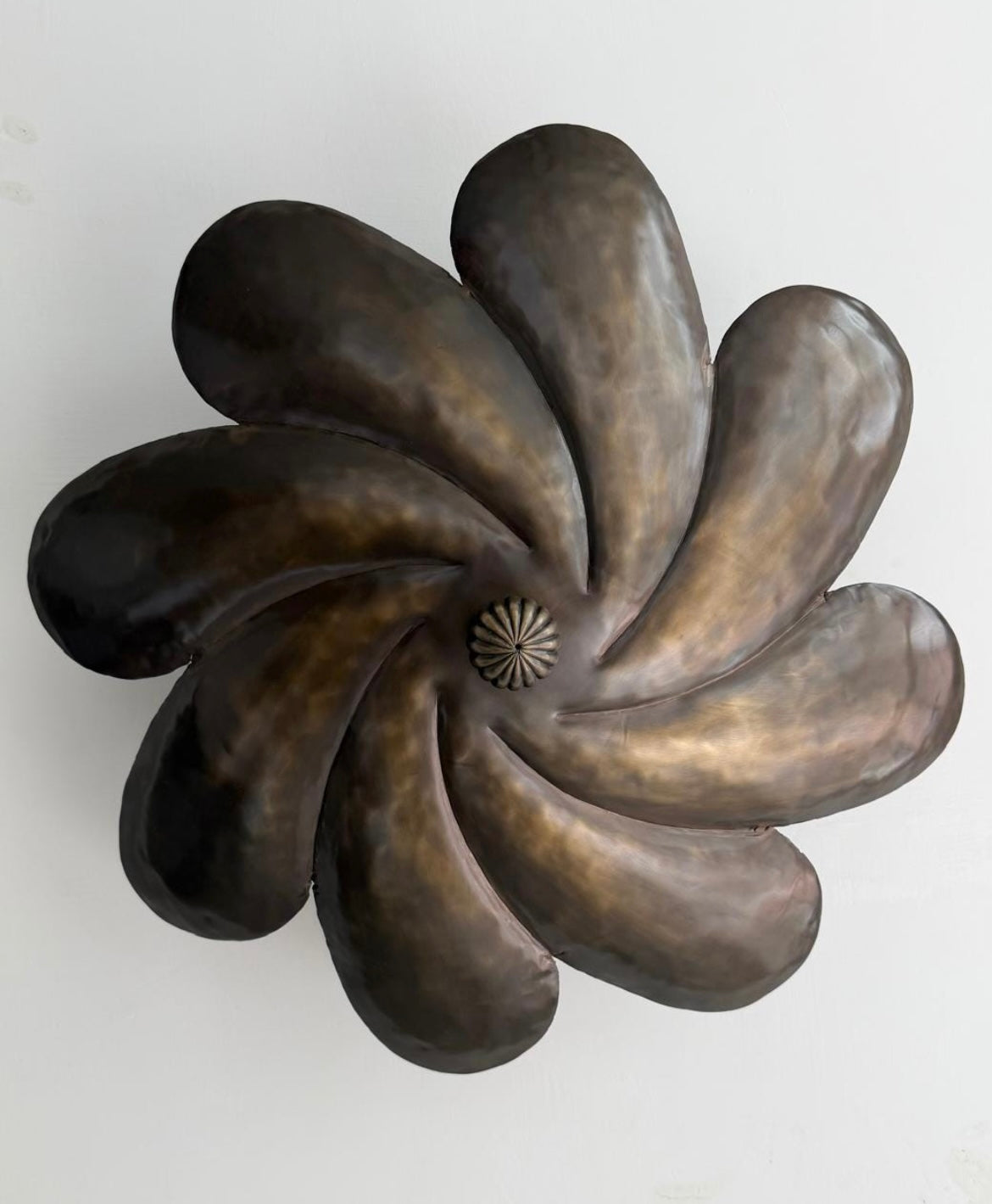 Antique Brass Lotus Flower Ceiling Light