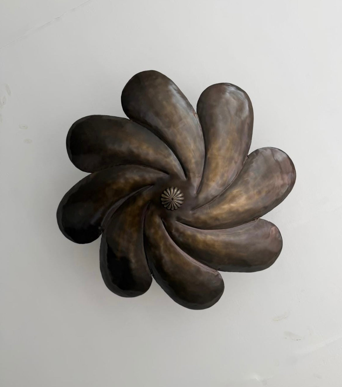 Antique Brass Lotus Flower Ceiling Light